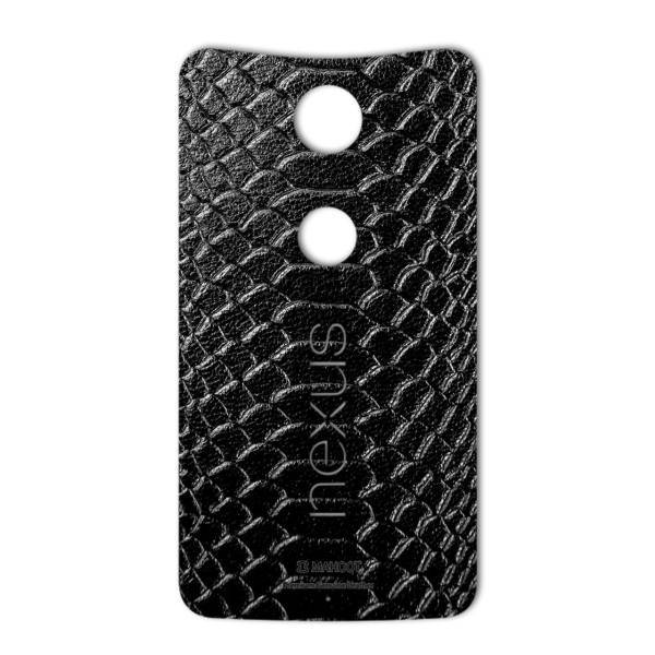MAHOOT Snake Leather Special Sticker for Google Nexus 6، برچسب تزئینی ماهوت مدل Snake Leather مناسب برای گوشی Google Nexus 6