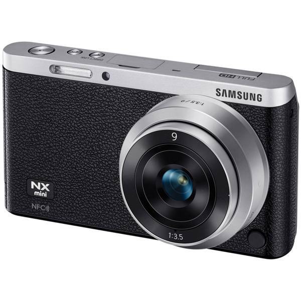 Samsung NX Mini Mirrorless Digital Camera with 9mm Lens، دوربین دیجیتال بدون آینه سامسونگ مدل NX Mini به همراه لنز 9 میلی‌متر