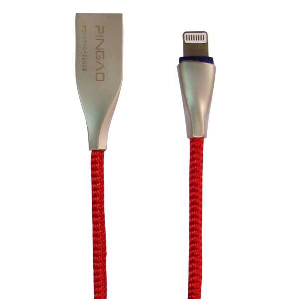 Pingao PGX-PL01 USB To Lightning Cable 1.2m، کابل تبدیل USB به لایتنینگ Pingao مدل PGX-PL01 طول 1.2 متر