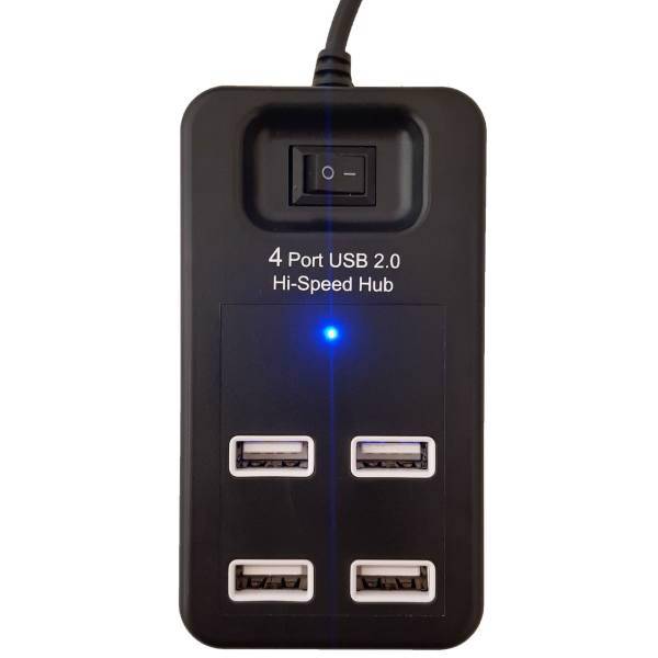 P-1601 4 Ports USB 2.0 Hub، هاب USB 2.0 چهار پورت مدل P-1601