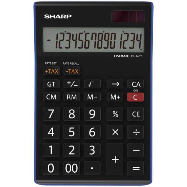 SHARP EL-145T BL Calculator، ماشین حساب شارپ مدل EL-145T BL