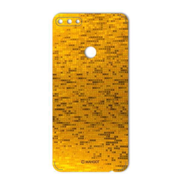 MAHOOT Gold-pixel Special Sticker for Huawei Y7 Prime 2018، برچسب تزئینی ماهوت مدل Gold-pixel Special مناسب برای گوشی Huawei Y7 Prime 2018