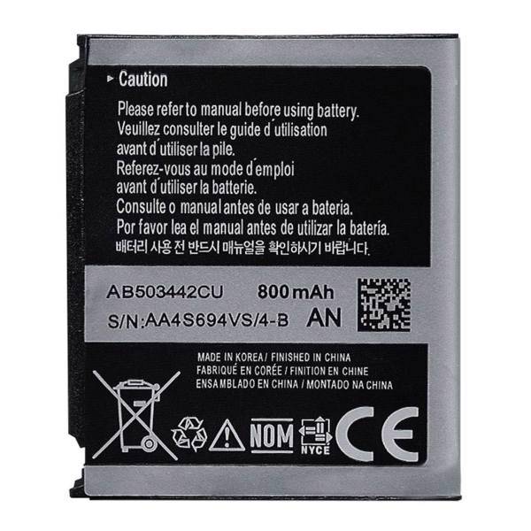 Samsung AB503442CU 800mAh Mobile Phone Battery For AN، باتری موبایل سامسونگ مدل AB503442CU با ظرفیت 800mAh