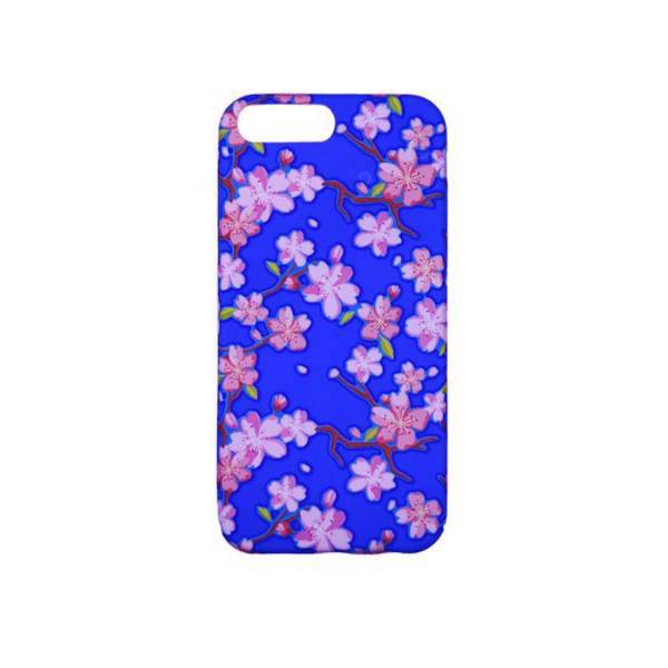 Pink Blossom Colouful Jelly Cover For Iphone 7/8plus، کاور ژله ای چندرنگ مدل شکوفه صورتی مناسب برای گوشی Iphone 7/8plus