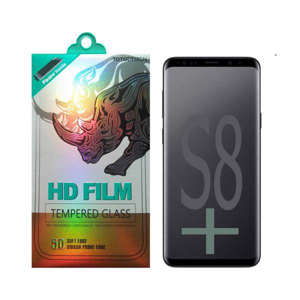 D5 Coverage Glass Screen Protector For Samsung Galaxy S8 plus، محافظ صفحه شیشه ای مدل 5D Full Coverage TOTO مناسب برای گوشی موبایل سامسونگ Galaxy S8 plus