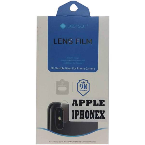 BestSuit 9H Camera Lens Protector For Apple Iphone X/10، محافظ لنز دوربین بست سوئیت مدل 9H مناسب برای گوشی موبایل آیفون X/10