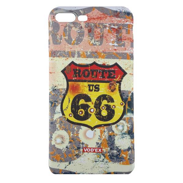 کاور سیلیکونی ودکس مدل Route 66 US مناسب برای گوشی آیفون 7/8 پلاس