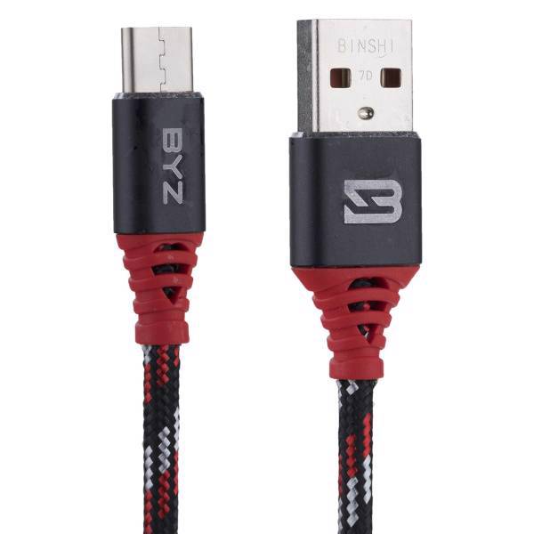 BYZ BL-690T USB to USB-C Cable 1m، کابل تبدیل USB به USB-C بی وای زد مدل BL-690T طول 1 متر