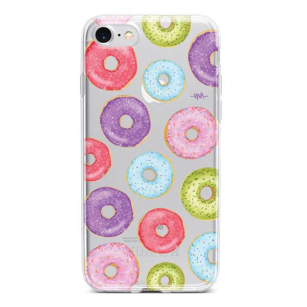 Donuts Case Cover For iPhone 7 / 8، کاور ژله ای وینا مدل Donuts مناسب برای گوشی موبایل آیفون 7 و 8