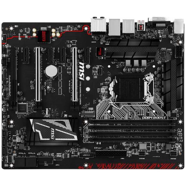 MSI Z170A Gaming Pro Carbon Motherboard، مادربرد ام اس آی مدل Z170A Gaming Pro Carbon