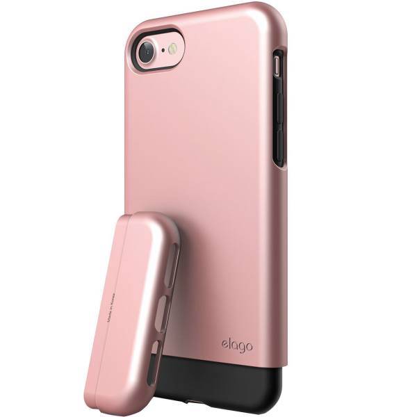 Elago S7 Glide Rose Gold Cover For Apple iPhone 7، کاور الاگو مدل S7 Glide Rose Gold مناسب برای گوشی موبایل آیفون 7