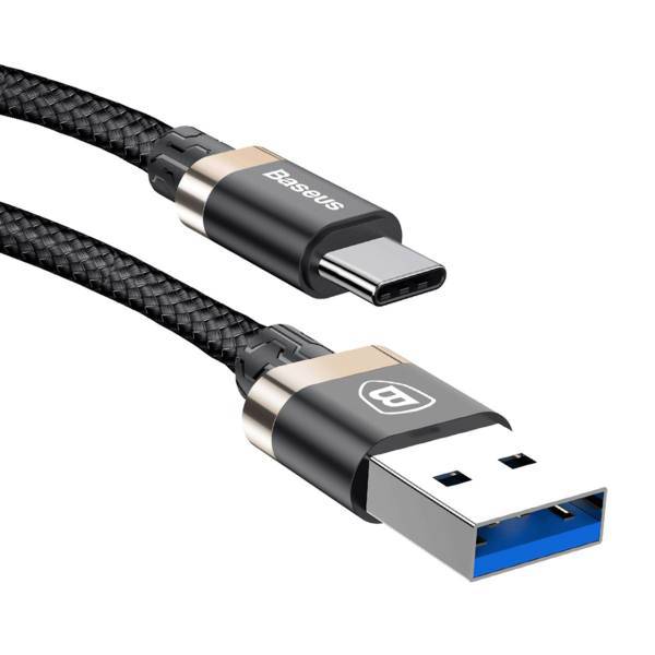 Baseus Golden Belt USB to USB Type-c Cable 1m، کابل تبدیل USB به USB Type-c باسئوس مدل Golden Belt به طول 1 متر
