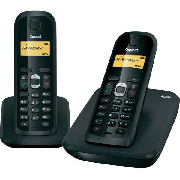 Gigaset AS200 DUO Wireless Phone، تلفن بی سیم گیگاست مدل AS200 Duo