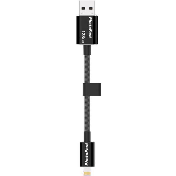 Photofast MemoriesCable Gen3 Cable - 128GB، فلش مموری همراه با کابل Lightning فوتوفست مدل MemoriesCable Gen3 ظرفیت 128 گیگابایت