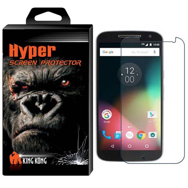 Hyper Protector King Kong Glass Screen Protector For Motorola Moto G4 Play، محافظ صفحه نمایش شیشه ای کینگ کونگ مدل Hyper Protector مناسب برای گوشی موتورولا Moto G4 Play