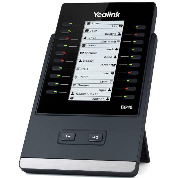 Yealink EXP40 Expansion Module، ماژول افزایش ظرفیت تلفن تحت شبکه یالینک مدل EXP40