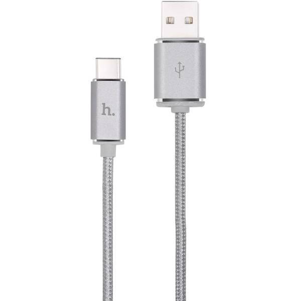 Hoco UPT01 USB To USB-C Cable 120cm، کابل تبدیل USB به USB-C هوکو مدل UPT01 به طول 120 سانتی متر