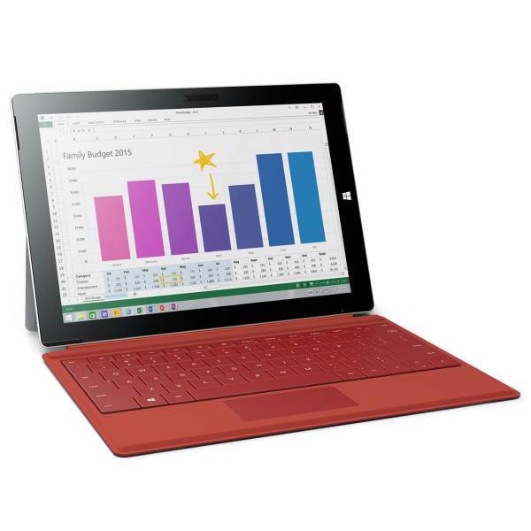 Microsoft Surface 3 with Keyboard - 64GB Tablet، تبلت مایکروسافت مدل Surface 3 به همراه کیبورد ظرفیت 64 گیگابایت