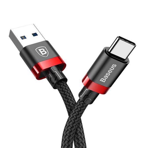Baseus Golden Belt USB3.0 to USB Type-c Cable 1m، کابل تبدیل USB3.0 به USB Type-c باسئوس مدل Golden Belt به طول 1 متر