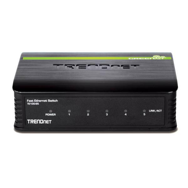 TRENDnet TE100-S5 5 Port 10/100 Switch، سوئیچ 5 پورت 10/100 دسکتاپی ترندنت مدلTE100-S5