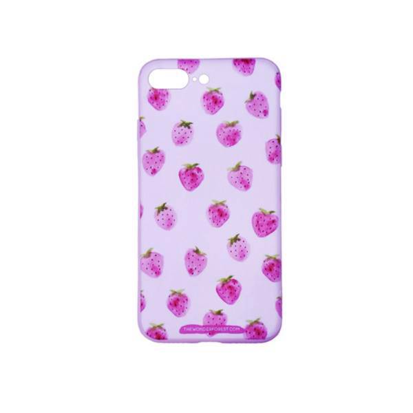 Strawberry Colourful Jelly Cover For Iphone 7/8 Plus، کاور ژله ای چند رنگ مدل توت فرنگی مناسب برای گوشی موبایل آیفون 7/8 پلاس