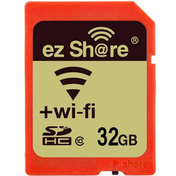 Ez Share SDHC Card-32GB with Wifi، کارت حافظه SDHC ایزی شر کلاس 10 ظرفیت 32 گیگابایت همراه با Wifi