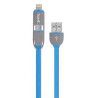 Havit HV-CB522 Retractable USB To Lightning And microUSB Cable 1m - کابل جمع شونده USB به لایتنینگ و microUSB هویت مدل HV-CB522 به طول 1 متر