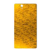 MAHOOT Gold-pixel Special Sticker for Sony Xperia Z برچسب تزئینی ماهوت مدل Gold-pixel Special مناسب برای گوشی Sony Xperia Z