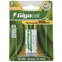 Gigacell 900mAh Rechargeable AAA Battery Pack of 2 - باتری نیم قلمی قابل شارژ گیگاسل مدل 900mAh بسته 2 عددی