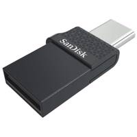 Sandisk Dual Drive USB Type-C Flash Memory - 32GB فلش مموری سن دیسک مدل Dual Drive USB Type-C ظرفیت 32 گیگابایت