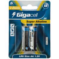 Gigacell Super Alkaline AA Batteryack of 2 باتری قلمی گیگاسل مدل Super Alkaline - بسته 2 عددی