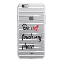 Do Not Touch My Phone Case Cover For iPhone 6 plus / 6s plus کاور ژله ای وینا مدل Do Not Touch My Phone مناسب برای گوشی موبایل آیفون6plus و 6s plus