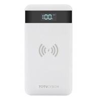 TOTU Power Bank PBW01 10000mah Wireless پاوربانک توتو با قابلیت شارژ وایرلس مدلPBW01 با ظرفیت10000 میلی آمپر ساعت
