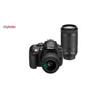 Nikon D5300 kit 18-55 mm And 70-300 mm VR Digital Camera دوربین دیجیتال نیکون مدل D5300 به همراه لنز 18-55 و 70-300 میلی متر