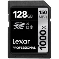Lexar Professional Class 10 UHS-II U3 150MBps SDXC - 128GB کارت حافظه SDXC لکسار مدل Professional کلاس 10 استاندارد UHS-II U3 سرعت 150MBps ظرفیت 128 گیگابایت