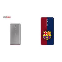 MAHOOT BARCELONA Design Sticker for Nokia 8 برچسب تزئینی ماهوت مدل BARCELONA Design مناسب برای گوشی Nokia 8