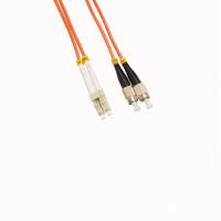 Pach cord fiber lc-fc.mm 10m espod - کابل پچ کورد فیبر نوری مالتی مود اسپاد ده متری FC بهLC