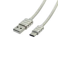 Recci RCT-L100 Type-C Ripple Data Cable کابل تبدیل USB به USB-C رسی مدل RCT-L100 به طول 1 متر