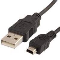 st-m USB To Mini USB Cable 0.3m کابل تبدیل USB به Mini USB مدل st-m به طول0.3 متر