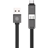 Nillkin Plus USB To microUSB And USB-C Cable 1.2m - کابل تبدیل USB به MicroUSB و USB-C نیلکین مدل Plus به طول 1.2 متر