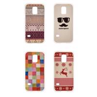 Samsung Galaxy S5 mini TPU Fit Case 4 In 1 Package Pattern 8 4 عدد کاور TPU فیت کیس در یک پکیج طرح 8 مناسب برای گوشی موبایل سامسونگ گلکسی اس5 مینی