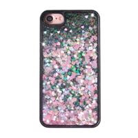 Luxury Case Floating Pink Hearts Cover For iPhone 7 کاور لاکچری کیس مدل Floating Pink Hearts مناسب برای گوشی موبایل iPhone 7