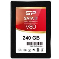 Silicon Power SATA III V80 SSD - 240GB حافظه اس اس دی Silicon Power مدل V80 ظرفیت 240 گیگابایت