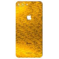 MAHOOT Gold-pixel Special Sticker for iPhone 8 Plus - برچسب تزئینی ماهوت مدل Gold-pixel Special مناسب برای گوشی iPhone 8 Plus
