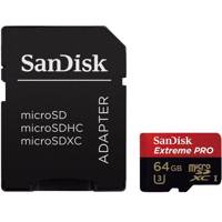 SanDisk Extreme Pro UHS-I U3 Class 10 95MBps 633X microSDXC With Adapter - 64GB - کارت حافظه microSDXC سن دیسک مدل Extreme Pro کلاس 10 استاندارد UHS-I U3 سرعت 95MBps 633X همراه با آداپتور SD ظرفیت 64 گیگابایت