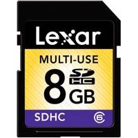 Lexar Multi-Use Class 6 SDHC - 8GB - کارت حافظه SDHC لکسار مدل Multi-Use کلاس 6 - ظرفیت 8 گیگابایت