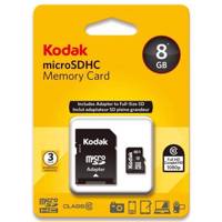Kodak UHS-I U1 Class 10 30MBps microSDHC With Adapter - 8GB کارت حافظه microSDHC کداک کلاس 10 استاندارد UHS-I U1 سرعت 30MBps همراه با آداپتور SD ظرفیت 8 گیگابایت