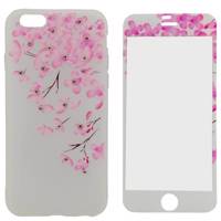 C Case Cover For Apple iPhone 6/6s کاور ژله ای C Case مدل طرح دار مناسب برای گوشی موبایل آیفون 6/6s به همراه محافظ صفحه نمایش