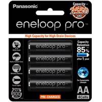 Panasonic Eneloop Pro BK-3HCCE/4BT Rechargeable AA Battery Pack Of 4 - باتری قلمی قابل شارژ پاناسونیک مدل Eneloop Pro BK-3HCCE/4BT بسته 4 عددی