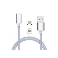 کابل تبدیل USB به Micro-USB و لایتنینگ مدل Magnetic به طول 1 متر
